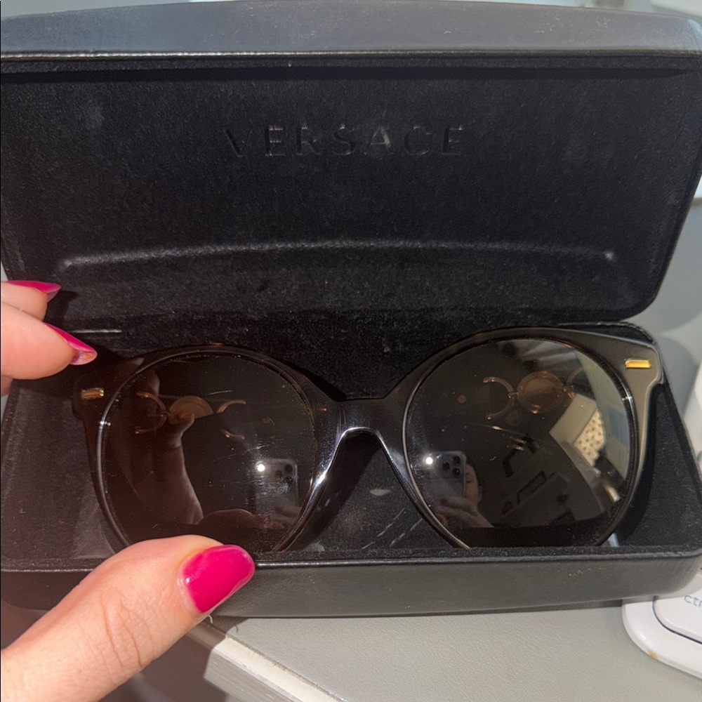 Versace Women's Dark Brown Sunglasses